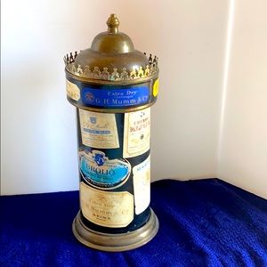 Vintage G.H. Mumm & Co decorative decanter